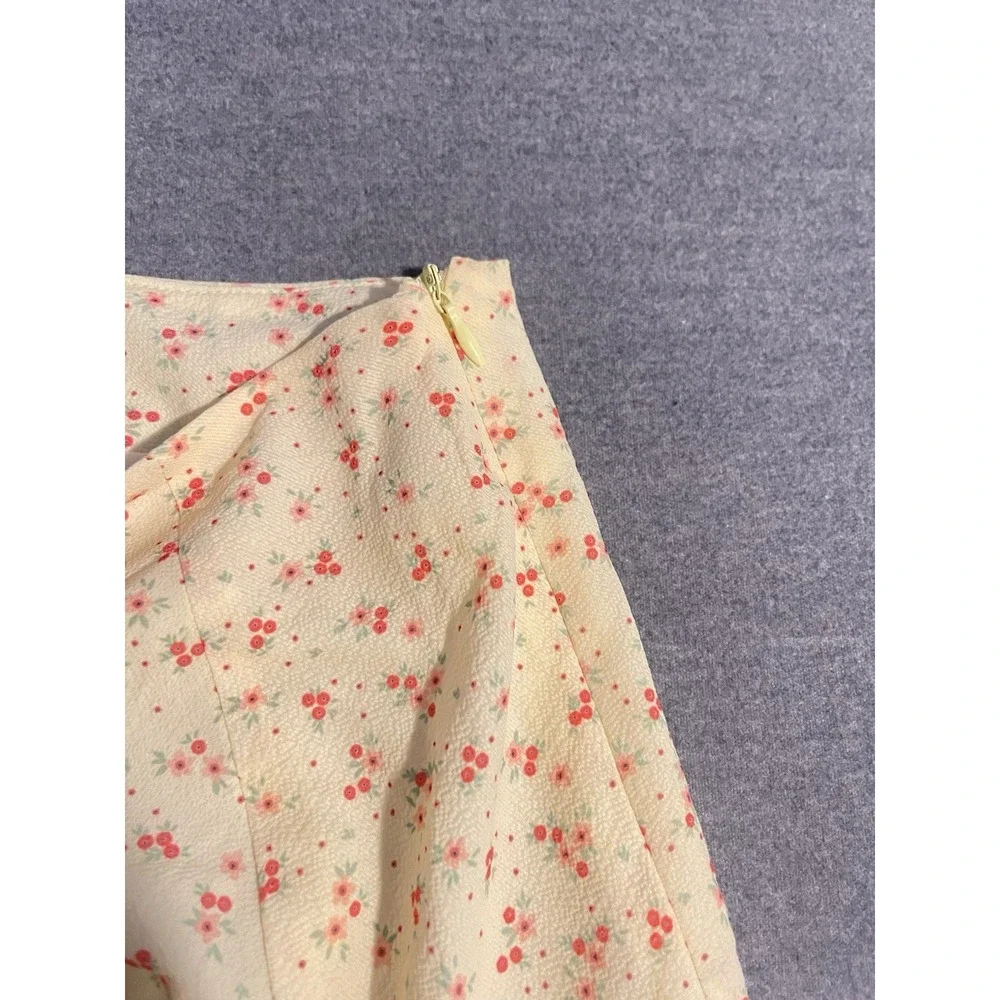 Princess Polly Lily Yellow Floral Maxi Skirt‎ XX New With Tags Cottagecore Boho